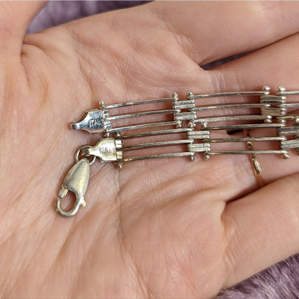 italian silver bracelet    - Picture 3 of 3